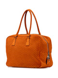 Pre-OwnedPrada Pre-Owned2010-2025 Scamosciato Perforated Bauletto shoulder bag