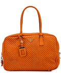 Pre-OwnedPrada Pre-Owned2010-2025 Scamosciato Perforated Bauletto shoulder bag