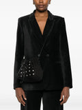 Forte ForteMy Pepita crystal-embellished bucket bag