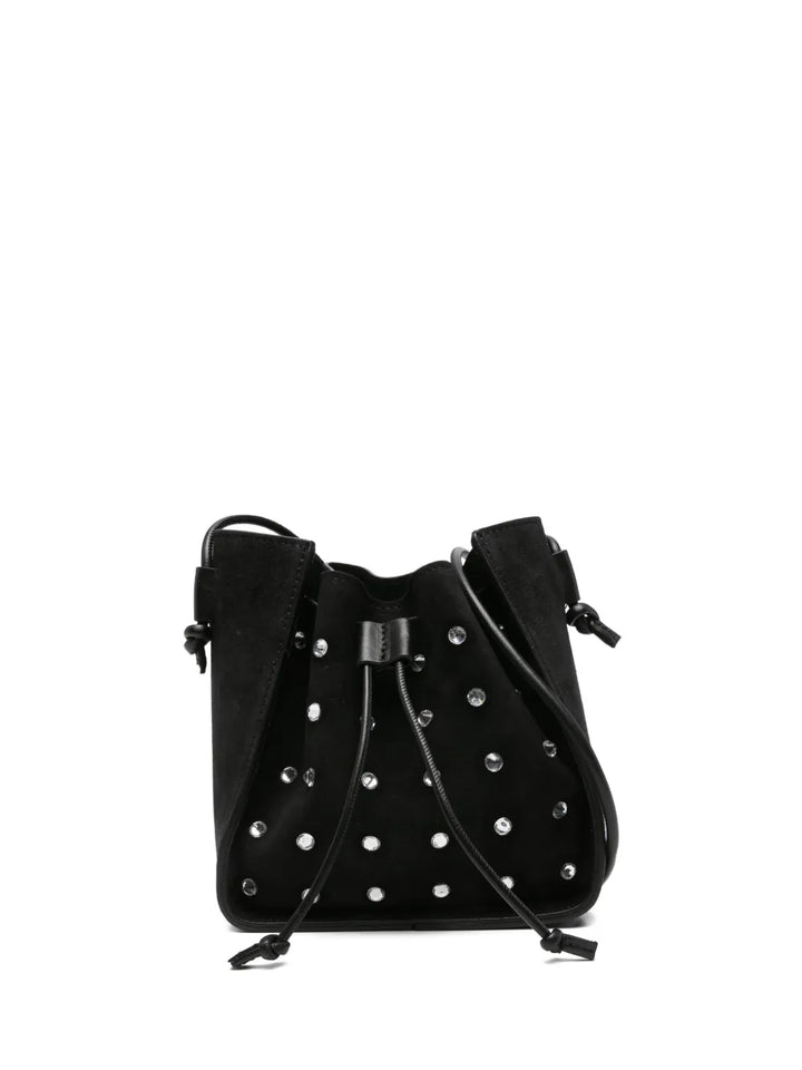 Forte ForteMy Pepita crystal-embellished bucket bag