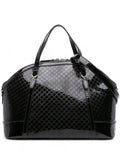 Pre-OwnedGucci Pre-Owned2016-2025 Large Microguccissima Patent Dome satchel