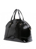 Pre-OwnedGucci Pre-Owned2016-2025 Large Microguccissima Patent Dome satchel
