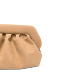 Themoiraux-suede clutch bag
