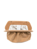 Themoiraux-suede clutch bag