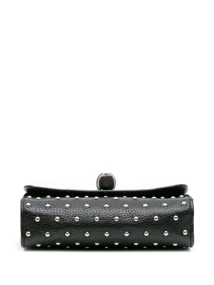 Pre-OwnedGucci Pre-Owned2016-2025 Small Leather Studded Miss Bamboo crossbody bag
