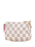 Pre-OwnedLouis Vuitton Pre-Owned2016 Damier Azur Illustre Transatlantic Mini Pochette Accessoires handbag