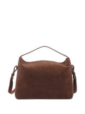 Aesther Ekmetop-handle suede-leather shoulder bag