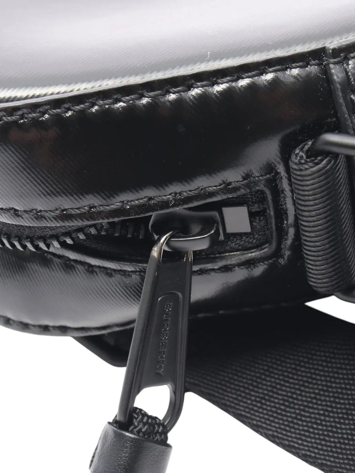 Pre-OwnedBurberry Pre-Owned2018-2025 Coated Canvas Striped Thornton crossbody bag