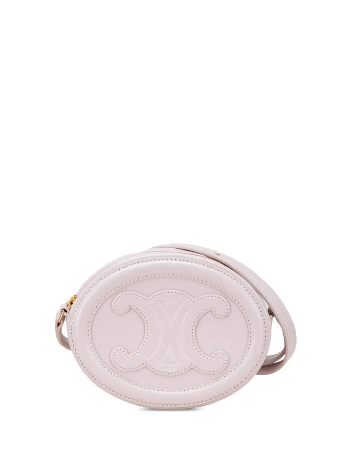 Pre-OwnedCeline Pre-Owned2022 Small Calfskin Cuir Triomphe Oval crossbody bag