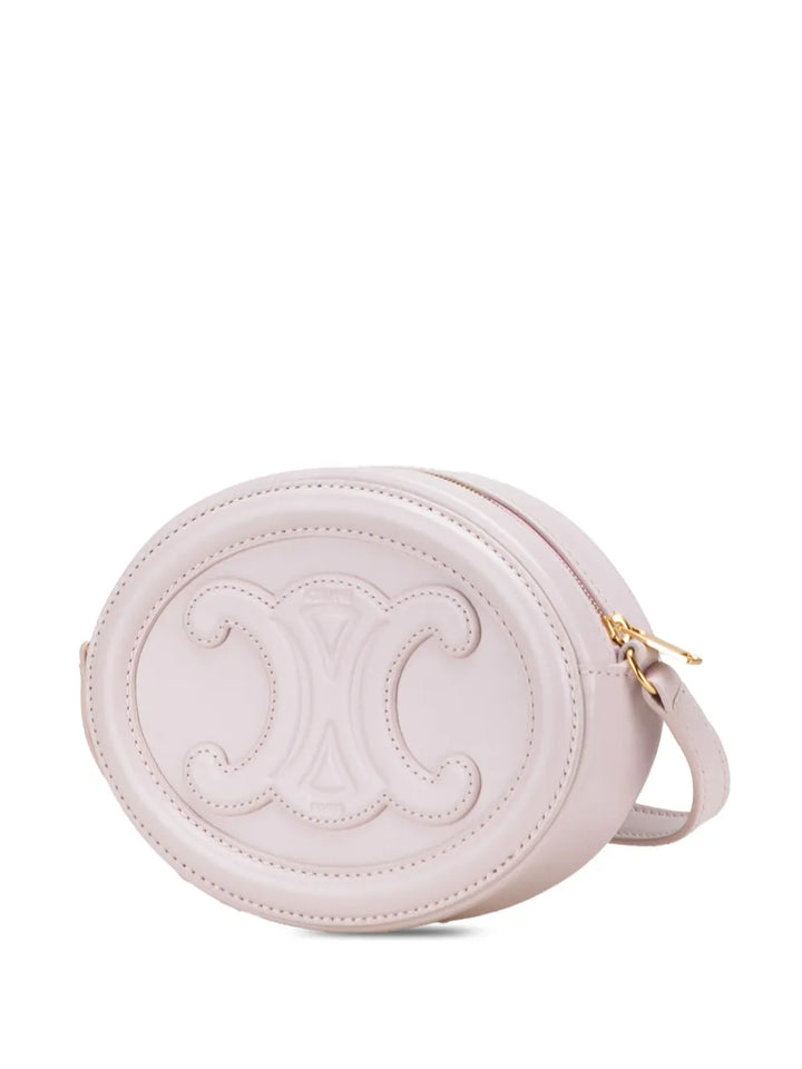 Pre-OwnedCeline Pre-Owned2022 Small Calfskin Cuir Triomphe Oval crossbody bag