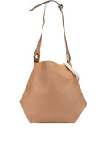 Pre-OwnedBurberry Pre-Owned2000-2017 Bicolor Calfskin Grommet Hobo satchel