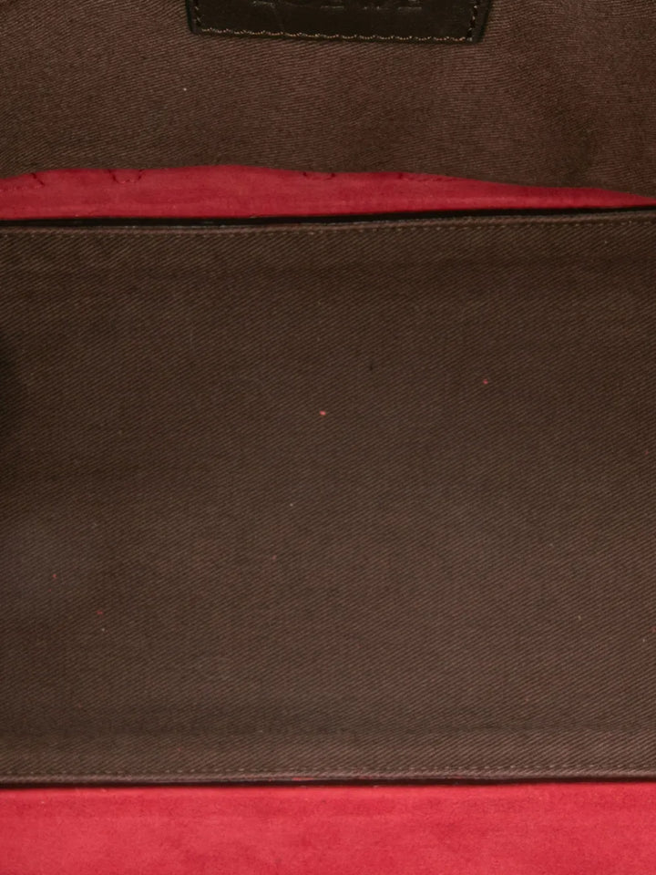 Pre-OwnedLoewe Pre-Owned2005 Anagram Suede shoulder bag