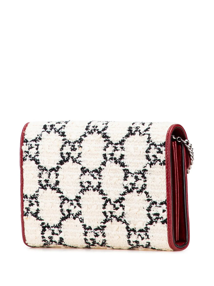 Pre-OwnedGucci Pre-Owned2016-2025 GG Tweed Dionysus Wallet on Chain crossbody bag