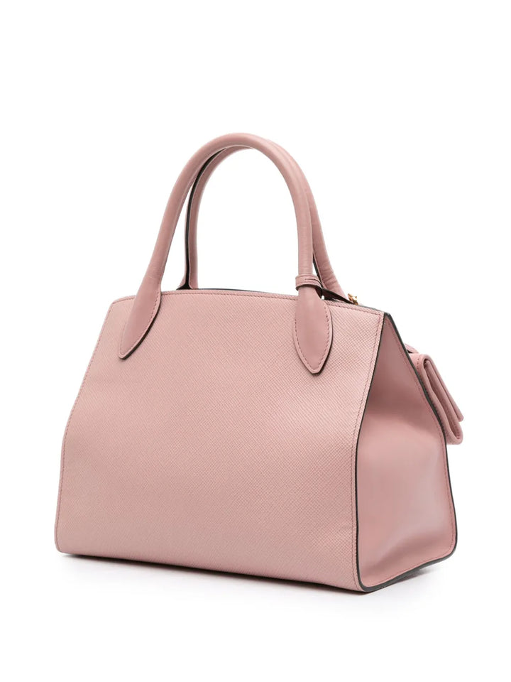 Pre-OwnedPrada Pre-Owned2010-2025 Small Saffiano Cuir Monochrome Top Handle Tote satchel