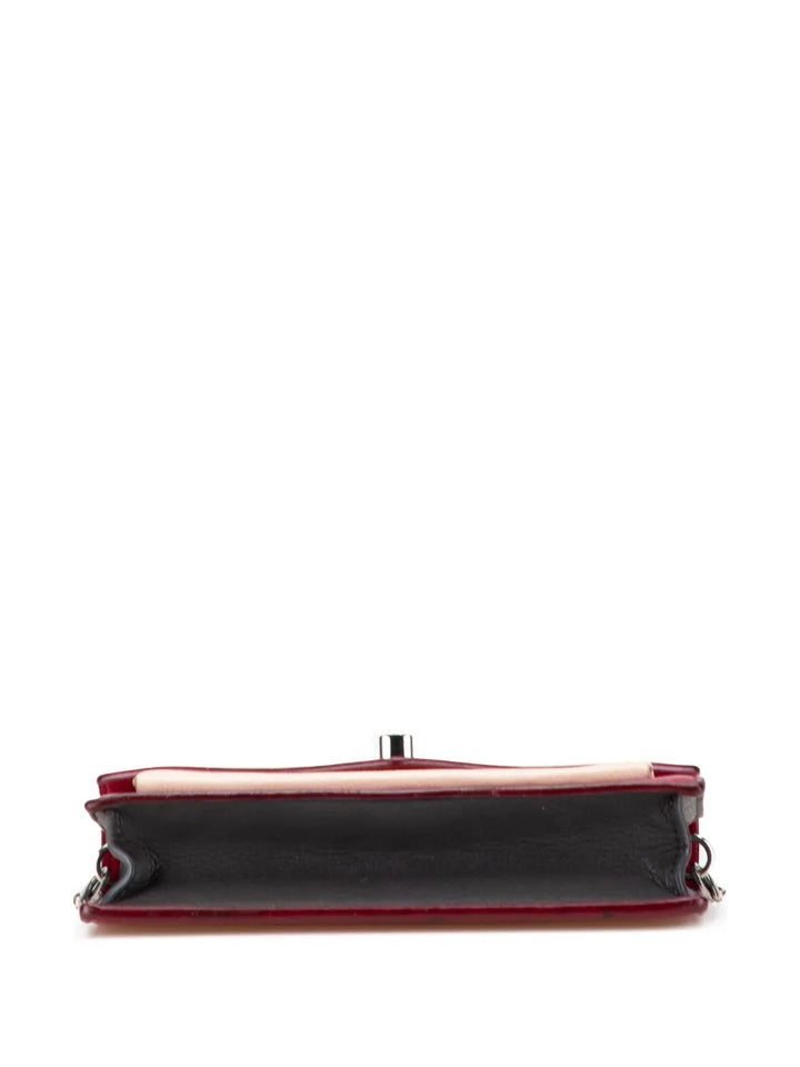 Pre-OwnedLouis Vuitton Pre-Owned2018 Bicolor Leather MyLockMe Chain Pochette crossbody bag