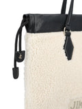 Jimmy Choodrawstring-fastening shearling tote bag