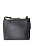 Pre-OwnedFendi Pre-Owned2010-2025 Calfskin and Canvas FF 1974 Flat Baguette crossbody bag