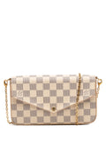 Pre-OwnedLouis Vuitton Pre-Owned2018 Damier Azur Pochette Felicie crossbody bag