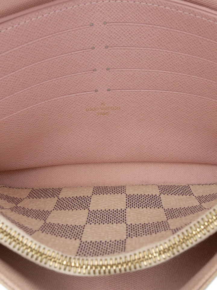 Pre-OwnedLouis Vuitton Pre-Owned2018 Damier Azur Pochette Felicie crossbody bag