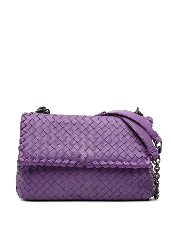 Pre-OwnedBottega Veneta Pre-Owned2012-2025 Small Nappa Intrecciato Olimpia crossbody bag