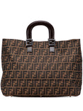 Pre-OwnedFendi Pre-Owned20th Century Large Zucca Canvas Twins tote bag