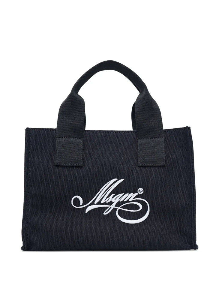 MSGMlogo-embroidered tote bag - Bags