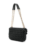 Michael Michael Korsbraided-leather chain-strap satchel bag