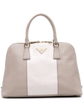 Pre-OwnedPrada Pre-Owned2013-2025 Medium Bicolor Saffiano Lux Promenade satchel