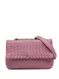 Pre-OwnedBottega Veneta Pre-Owned2012-2025 Baby Nappa Intrecciato Olimpia crossbody bag