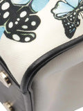 Pre-OwnedBvlgari Pre-Owned2010-2025 Mary Katrantzou Canvas Butterfly and Snake Print Tote satchel