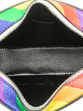 Pre-OwnedBalenciaga Pre-Owned2019 XS Leather Rainbow Logo Ville Camera Bag crossbody bag