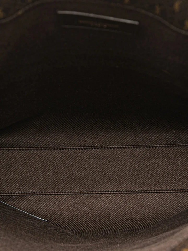 Pre-OwnedSaint Laurent Pre-Owned2021 Le Monogramme Coated Canvas and Leather Shopper Tote satchel