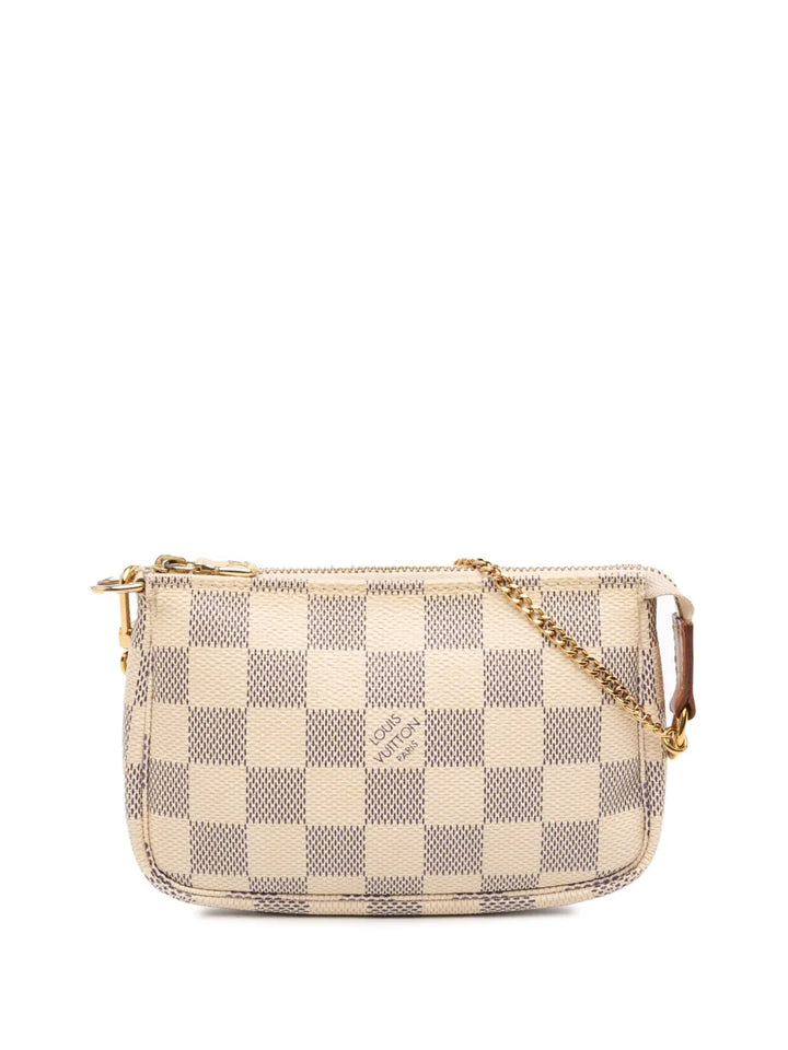 Pre-OwnedLouis Vuitton Pre-Owned2019 Damier Azur Mini Pochette Accessoires handbag
