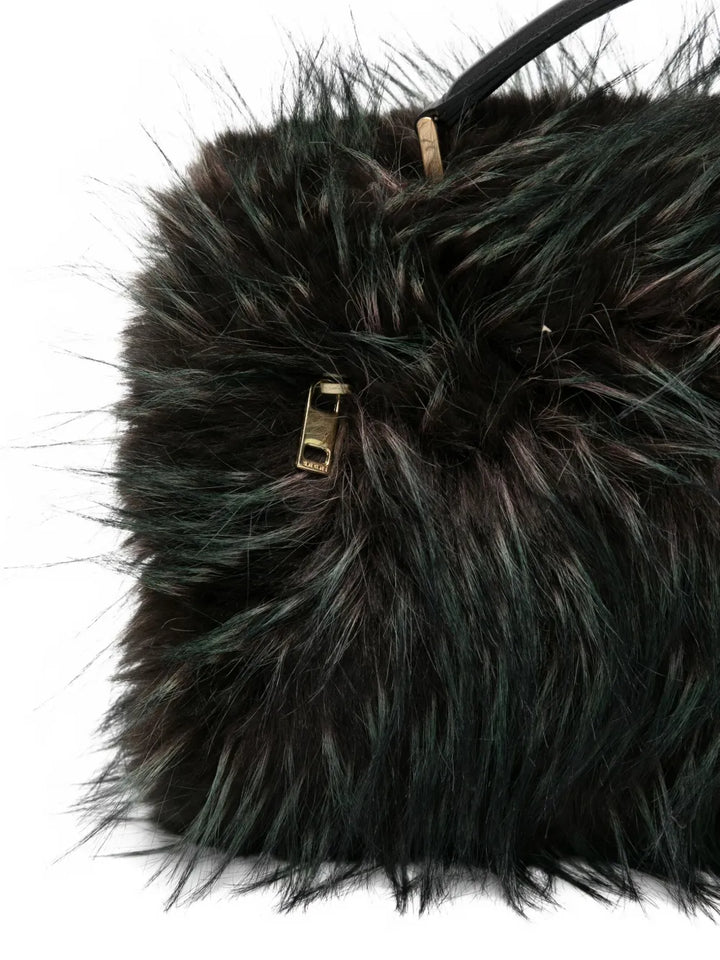 sacaifaux fur tote bag