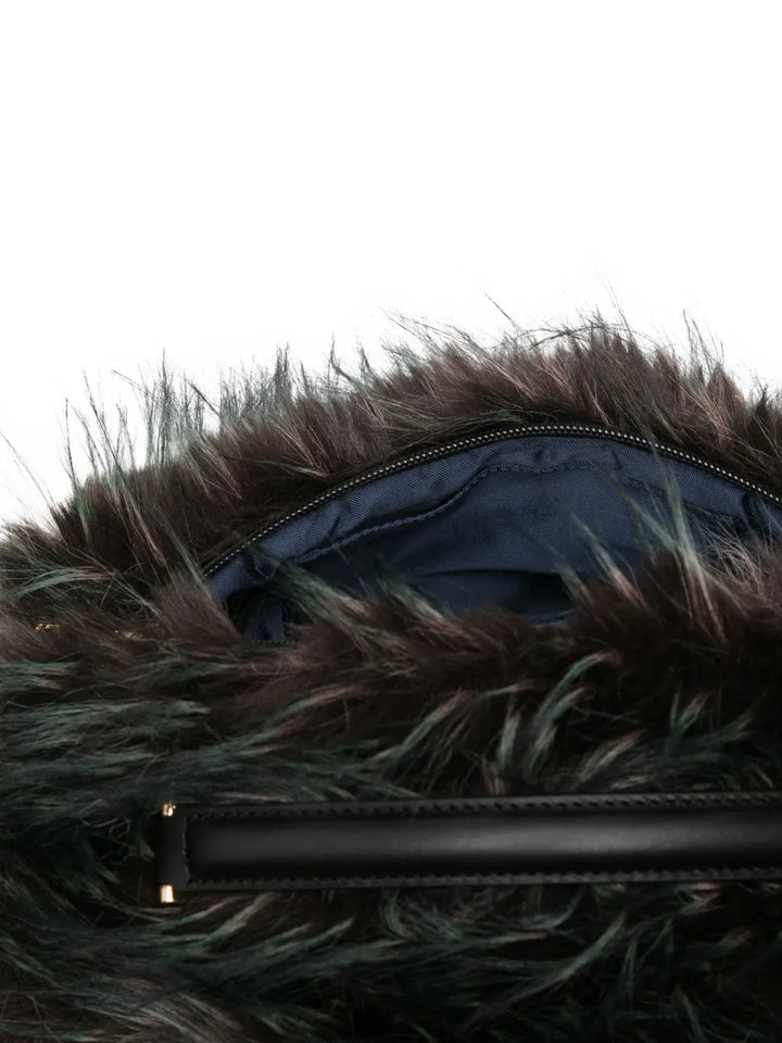 sacaifaux fur tote bag