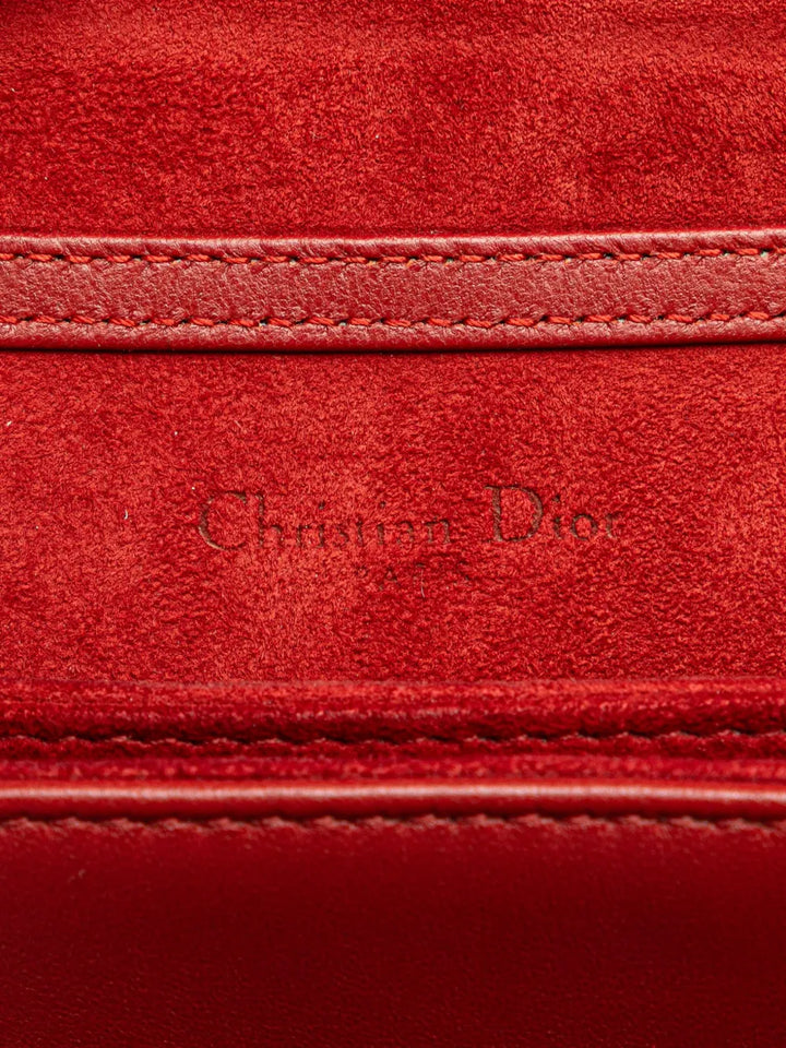 Pre-OwnedChristian Dior Pre-Owned2017 Studded Lambskin Vertical Diorama crossbody bag