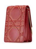 Pre-OwnedChristian Dior Pre-Owned2017 Studded Lambskin Vertical Diorama crossbody bag
