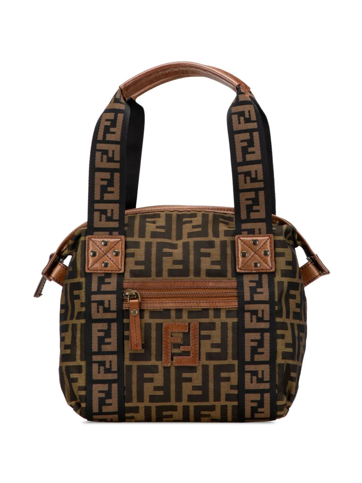 Pre-OwnedFendi Pre-Owned2000-2010 Zucca Canvas FF handbag