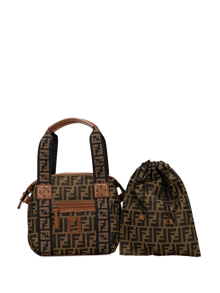 Pre-OwnedFendi Pre-Owned2000-2010 Zucca Canvas FF handbag
