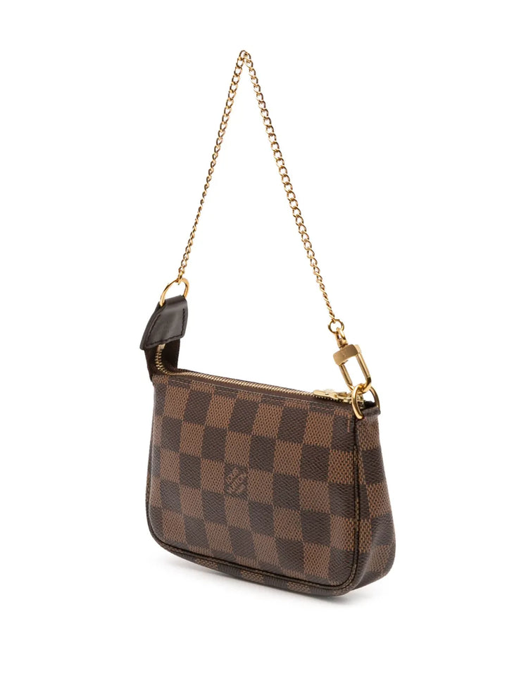 Pre-OwnedLouis Vuitton Pre-Owned2021 Damier Ebene Mini Pochette Accessoires handbag