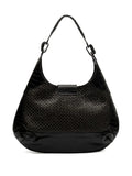IslaMoon woven embossed shoulder bag