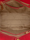 Pre-OwnedPrada Pre-Owned2000-2025 Saffiano Trimmed Canvas Canapa Logo satchel