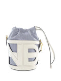 Pre-OwnedFendi Pre-Owned2010-2025 Mini Nylon Vitello King Logo Step Out Bag bucket bag