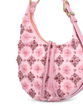 DES PHEMMESfloral-embellished shoulder bag