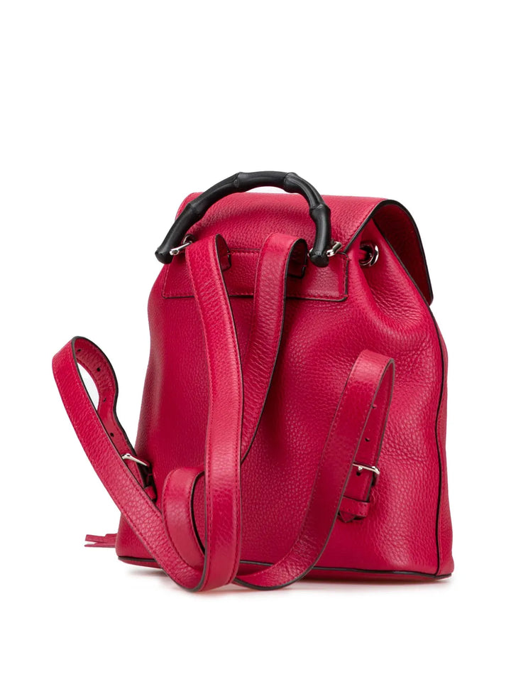 Pre-OwnedGucci Pre-Owned2000-2015 Leather Bamboo Daily backpack