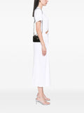 Pre-OwnedDolce & Gabbana Pre-Owned1990-2010 Silk and Lace Crystal Embellished DG Flap satchel