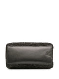Pre-OwnedDolce & Gabbana Pre-Owned1990-2010 Silk and Lace Crystal Embellished DG Flap satchel