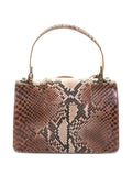 VISONA`leather clutch bag