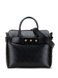 Pre-OwnedBurberry Pre-Owned2018-2025 Small TB Monogram Embossed Leather Belt Bag satchel