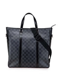 Pre-OwnedLouis Vuitton Pre-Owned2010 Damier Graphite Tadao PM satchel